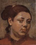 Edgar Degas Head of a Woman